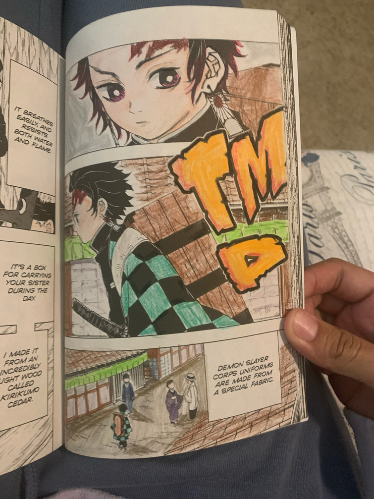 Tanjiro manga color in 2023