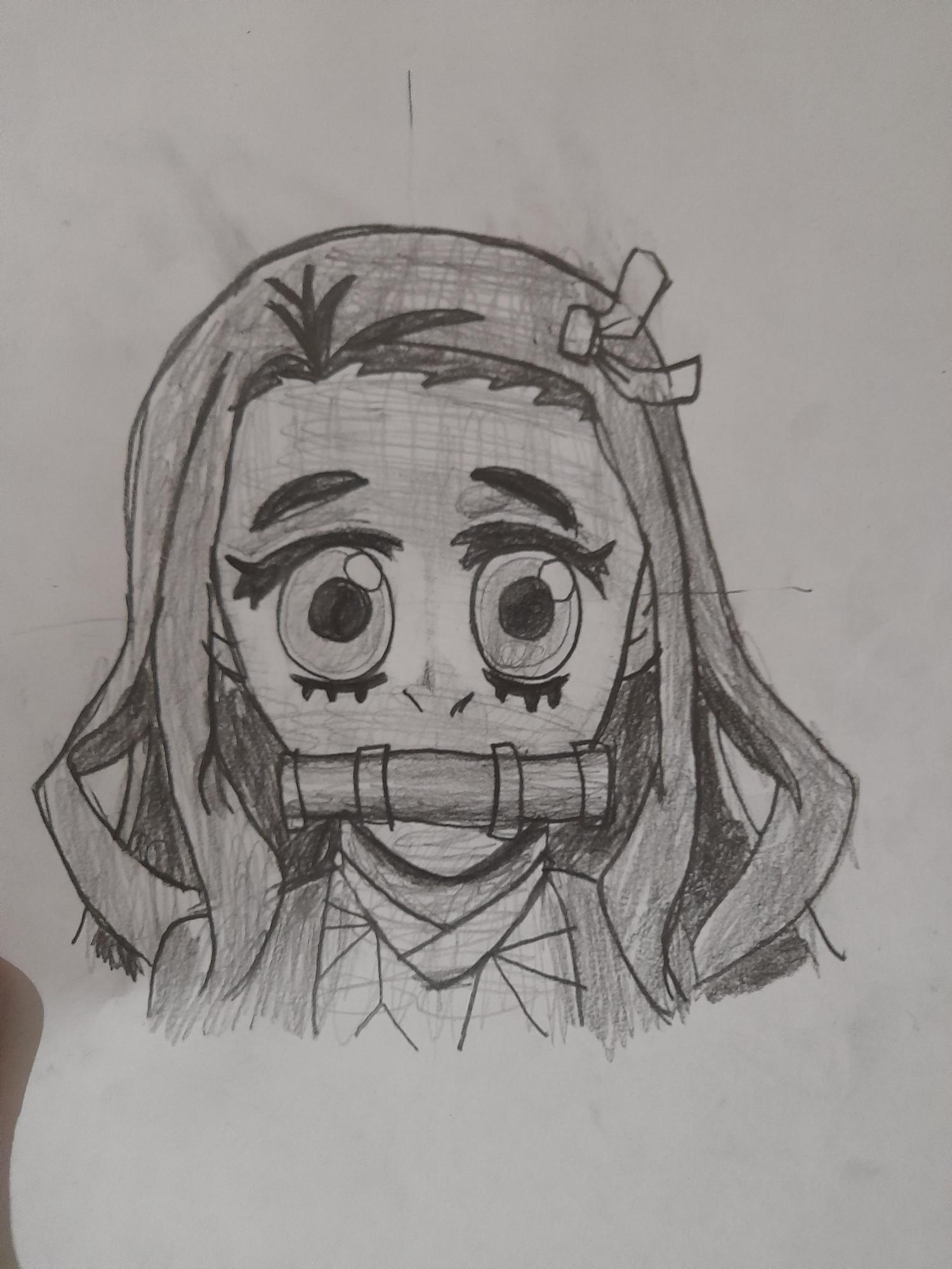 My updated sketch of Nezuko | Fandom
