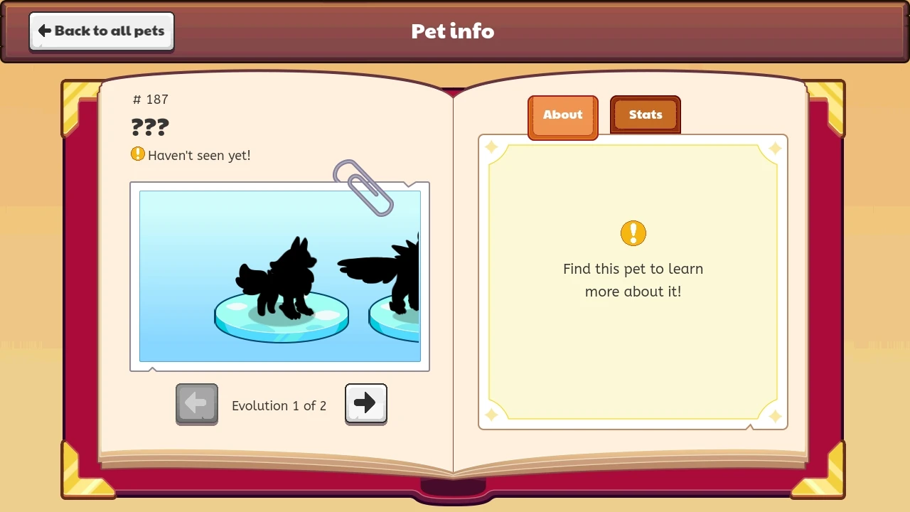 New pets in the pet book | Fandom