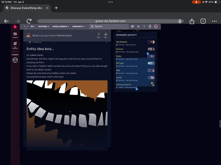 I Made A Fanmade Entity Fandom