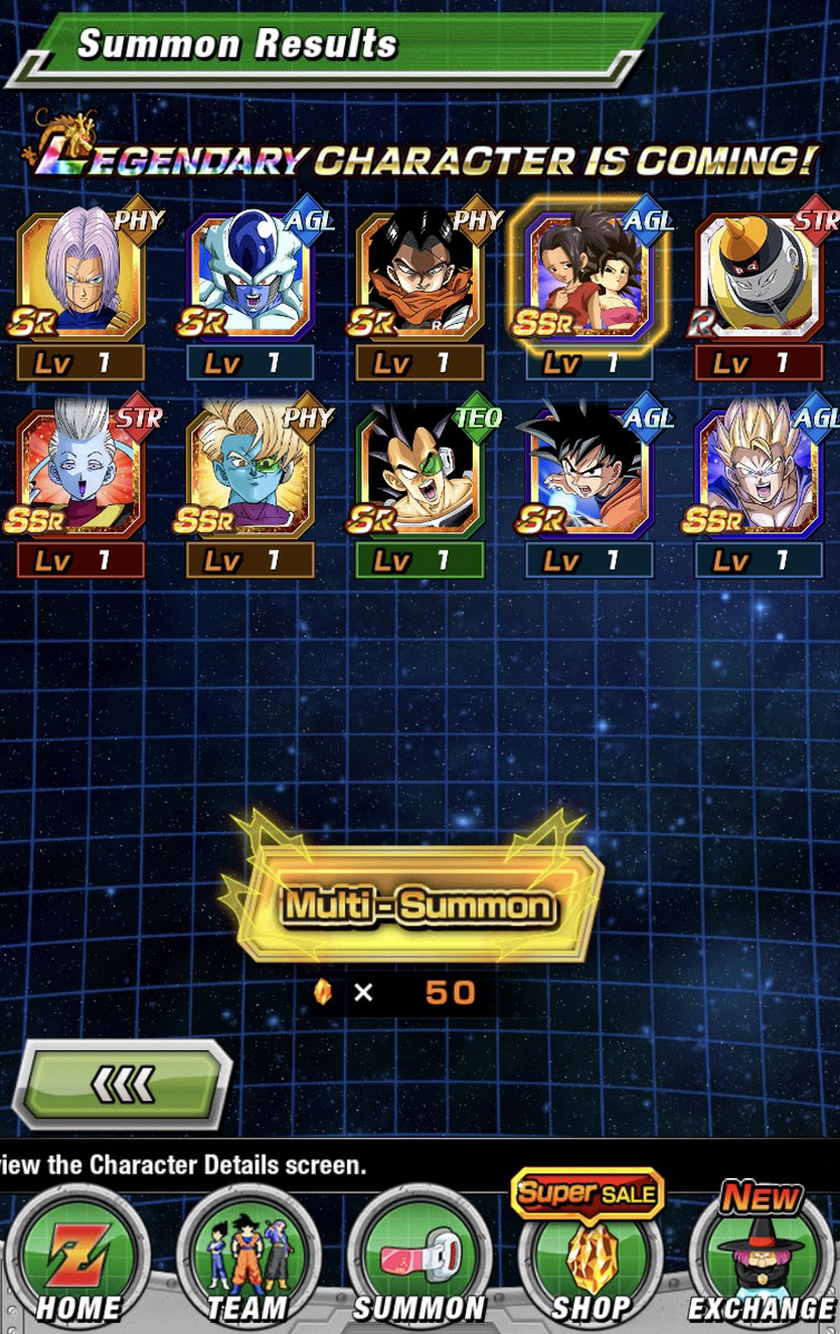 Best summon so far on LR Turles banner CANT BELIEVE I GOT EM