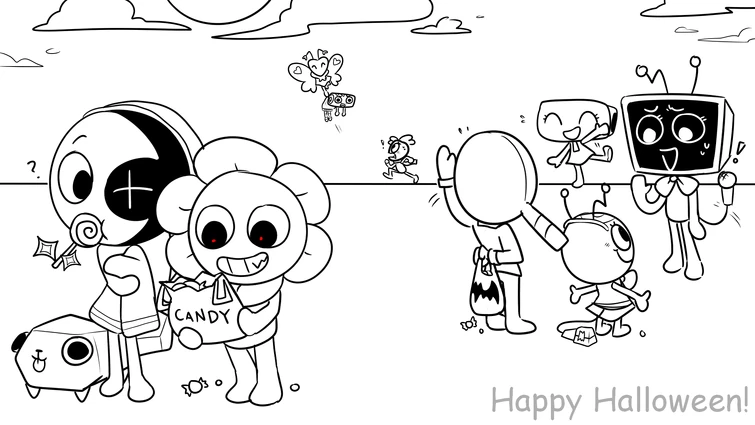 Dandys Halloween World PNG, Spooky Gourdy Holloway PNG