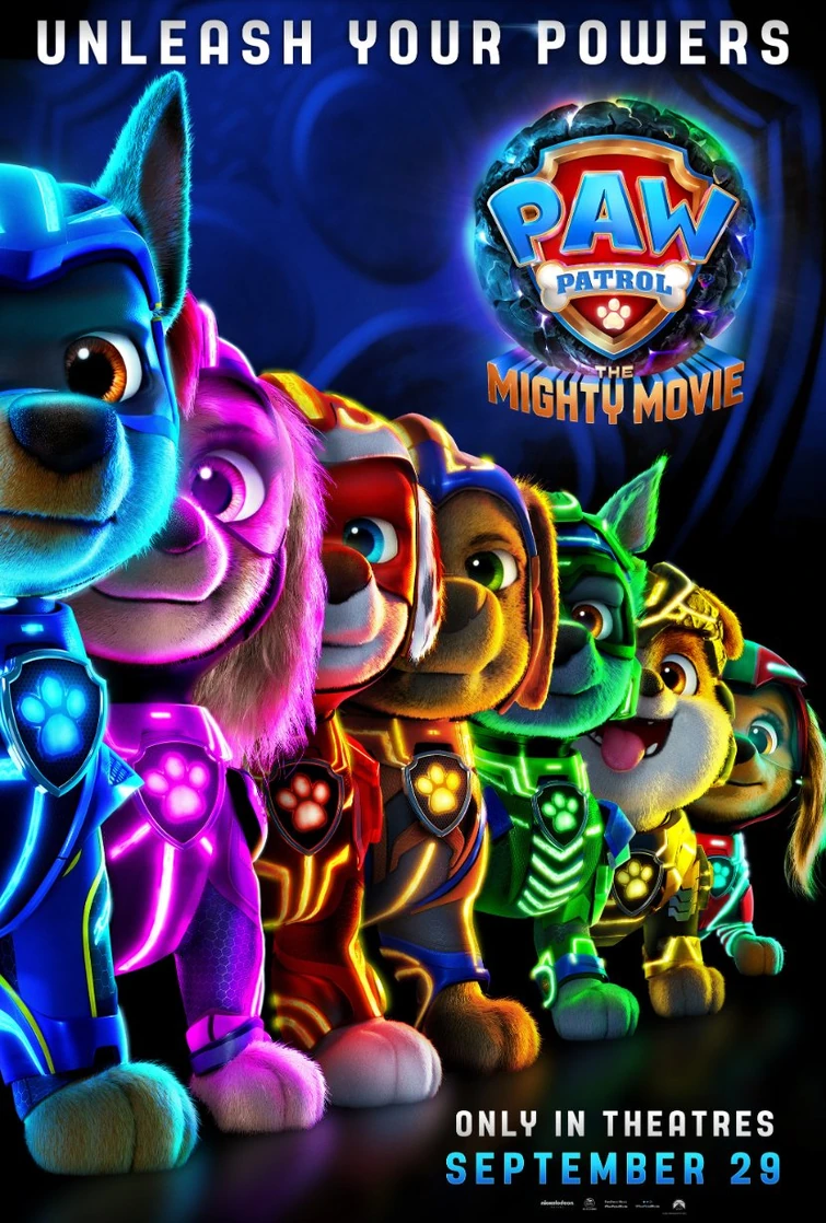 PAW PatrolThe Mighty Movie trailer poster Fandom