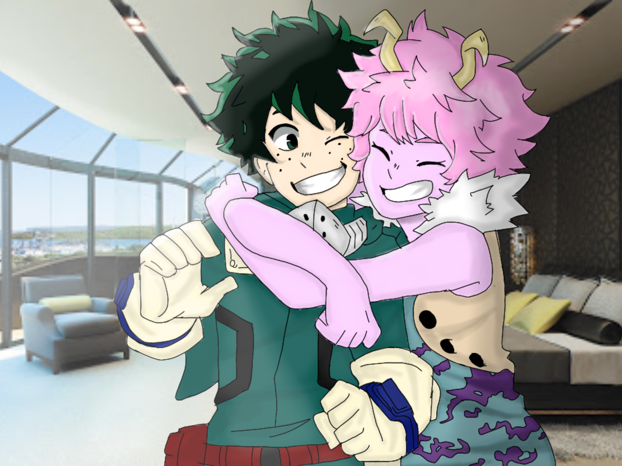 Fanart Deku and Mina | Fandom