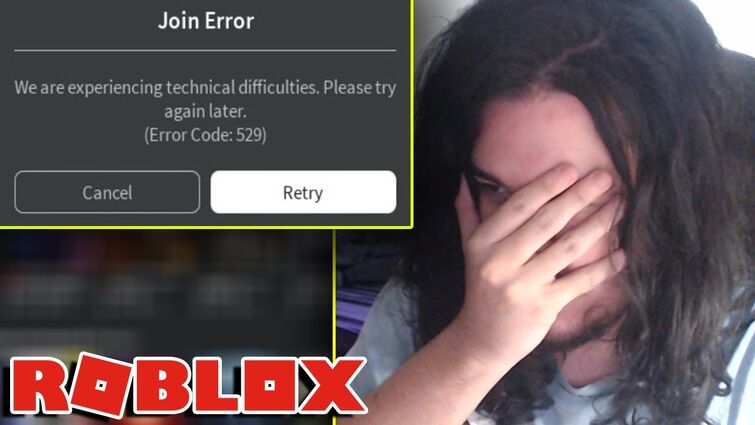 Roblox Is Experiencing Technical Difficulties Gotta Wait A Bit To Look At The New Update Fandom - code 529 roblox