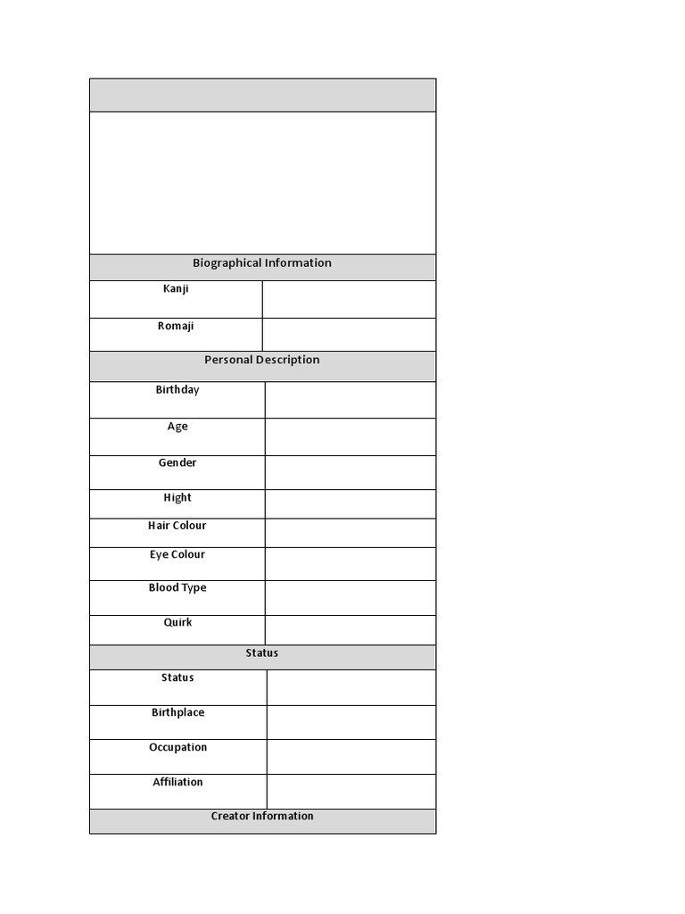 I Made A Character Sheet Pdf Based On The Fandom Pages And Uploaded It For You Peeps To Use Blep Fandom