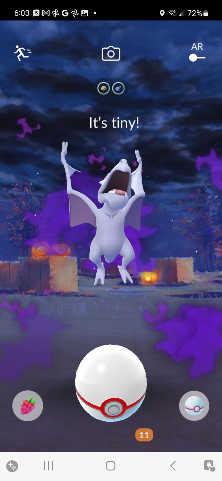 Pokemon Go player finally encounters Shiny Aerodactyl with worst