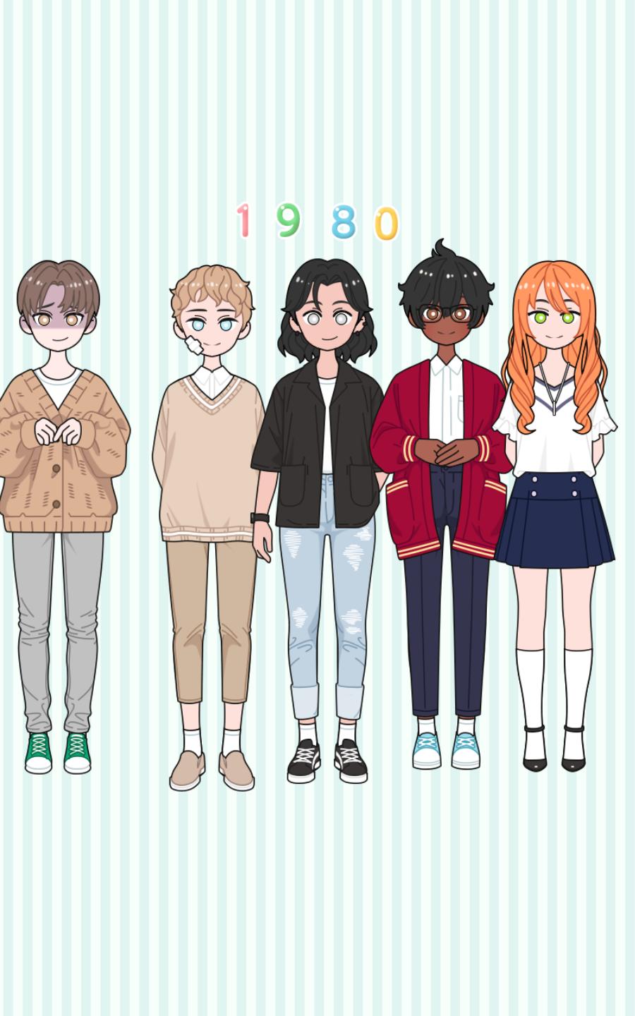 I made some characters in lily diary