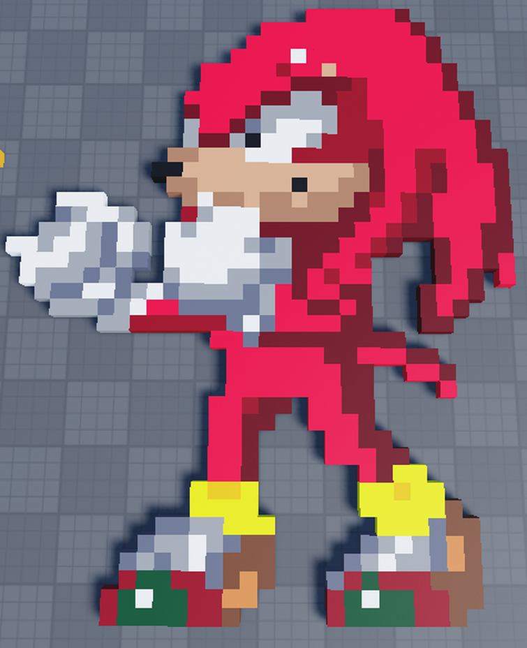 Classic Tails And Knuckles Pixel Art Fandom 8683