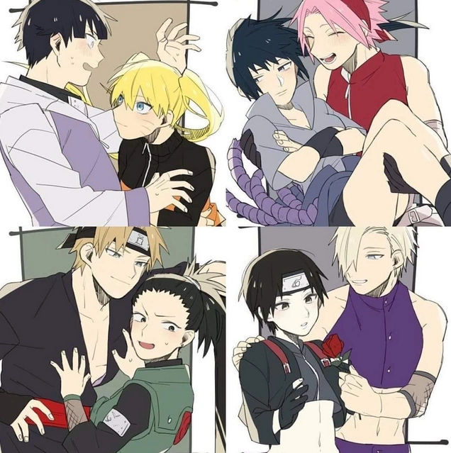 NARUTO COUPLES. BUT WITH GENDER SWAP Fandom