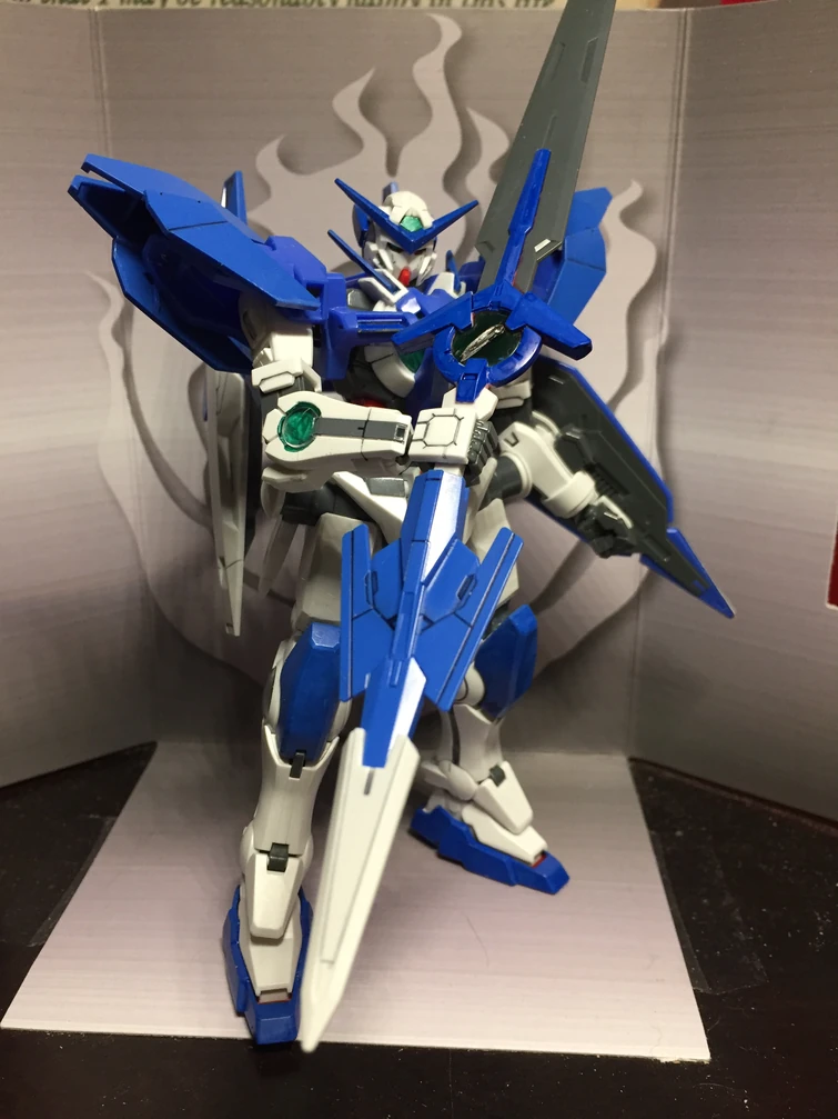 New kitbash! Exia Full Throttle! Exia repair 3 and 00 diver ace weapon ...