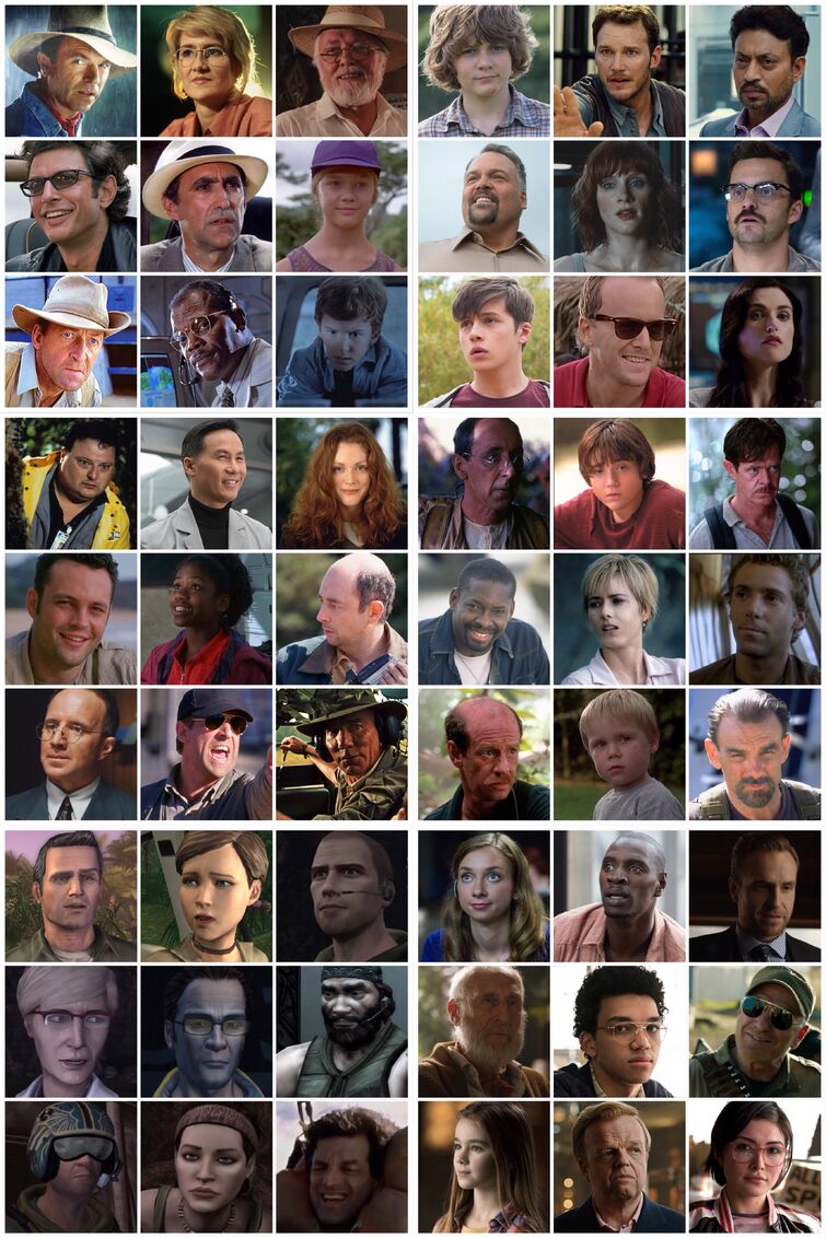 Every Important and Named Character in the Jurassic Park Film Canon So ...