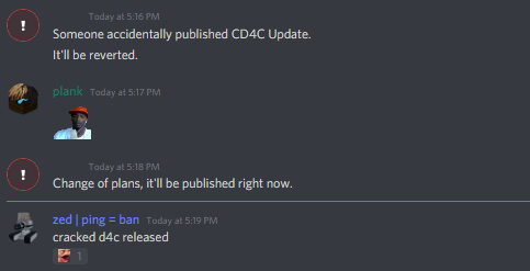 Cd4c Was Accidentally Added Xeno Was Gonna Revert It But They Changed Plans And Now It S Staying Fandom - roblox account revert