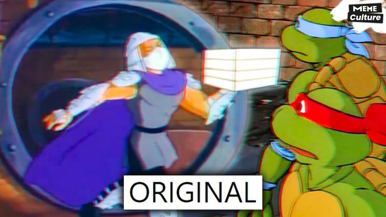 It's Shredder! Where? meme original