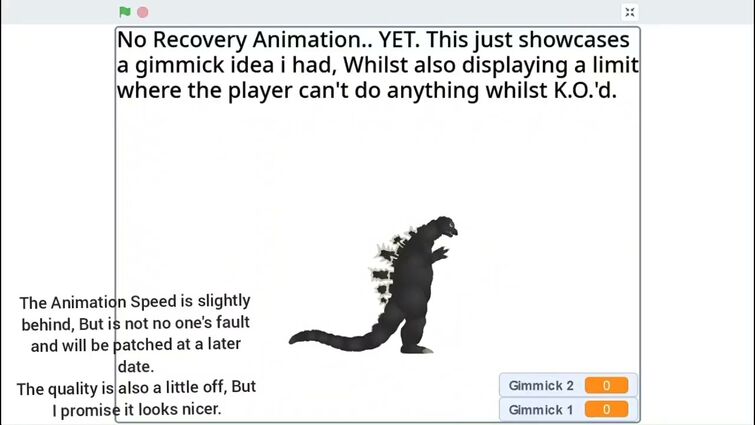 Godzilla: Mayhem of Monsters Dev-Log, Earliest Stage, Gimmick Showcase.