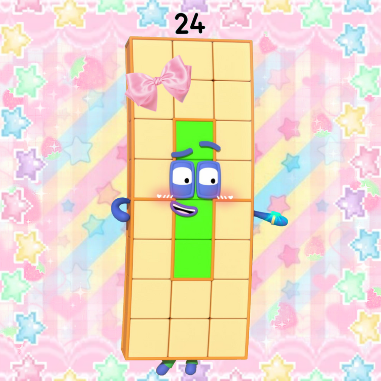 I made another Numberblock 24 kawaiicore edit! ~ | Fandom