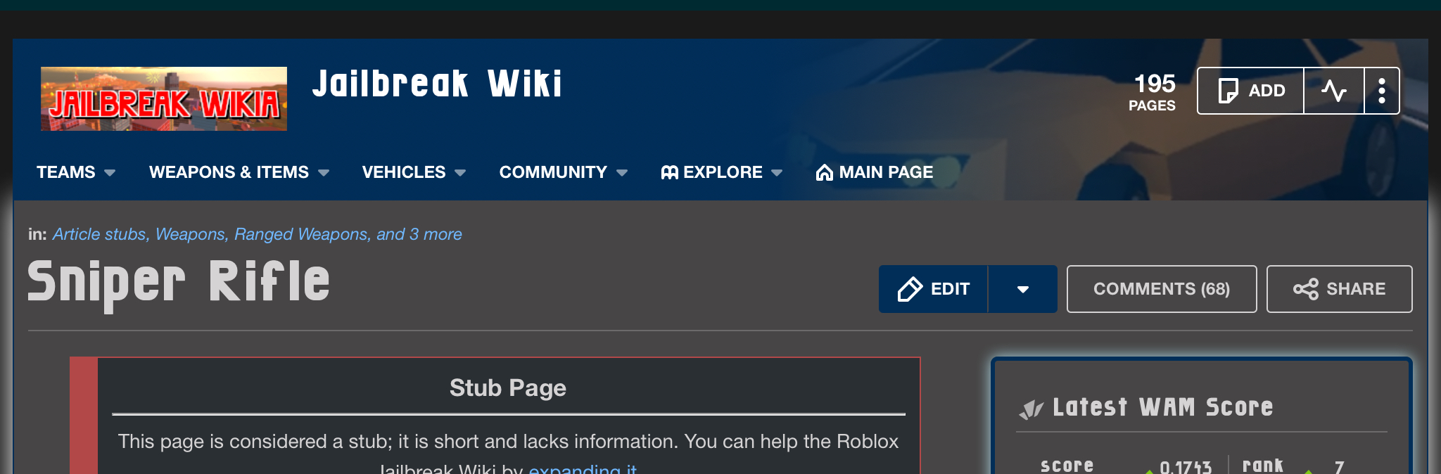 Rifle Roblox Jailbreak Wiki Fandom