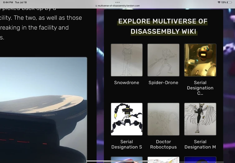 Congrats to 3 of my spider-drone characters being top trending pages on ...