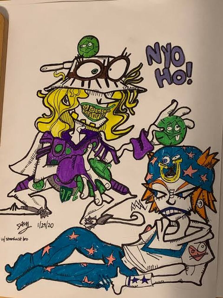 Fanart] Some fanmade Zeppelis and their Stands : r/StardustCrusaders