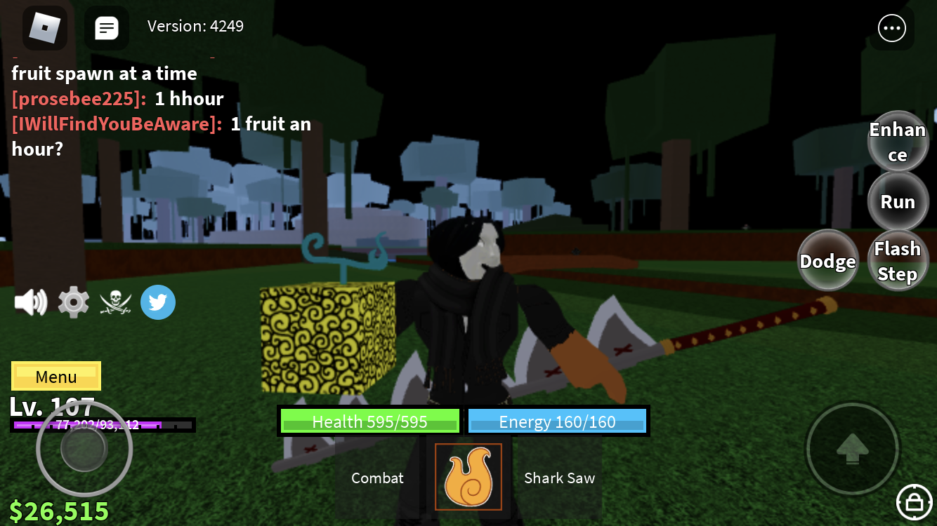 I wanted this kids dark fruit and he said no so i killed him and his is  what he had to say : r/bloxfruits