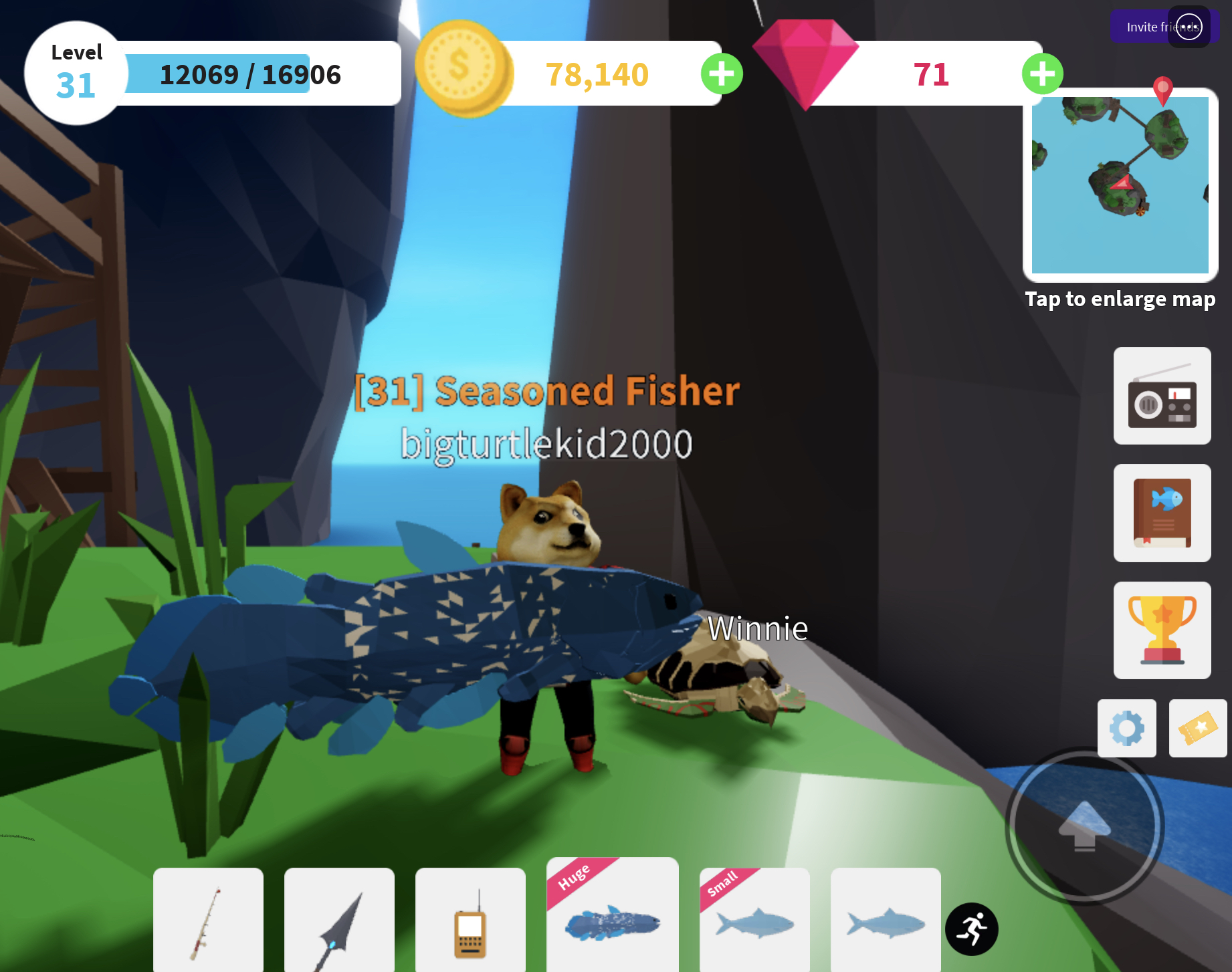 I finally caught the bluefish But sold it for 4,000 dollars | Fandom
