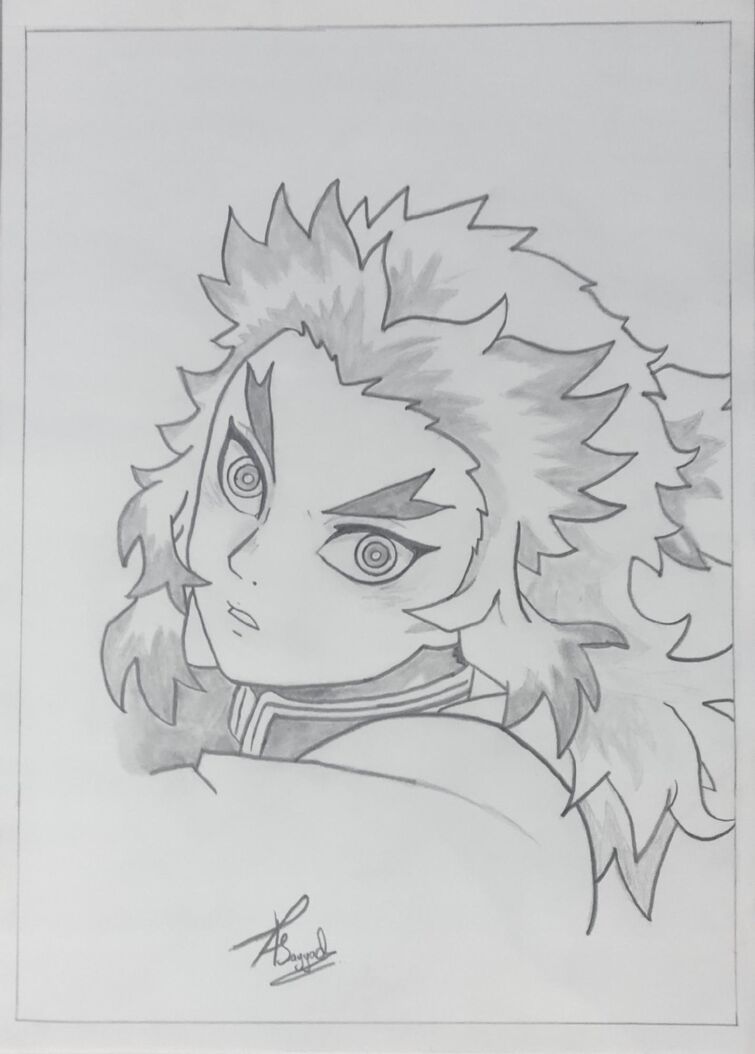 Drawing RENGOKU  TANJIRO [Kimetsu no Yaiba] 