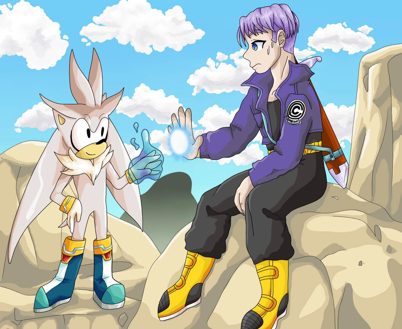 Who would win, Xeno Trunks and Silver or Black Adam and Apocalypse