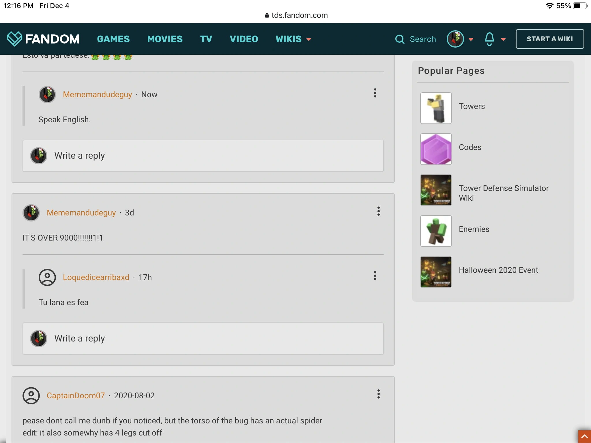 Spanish Dude Attempted To Insult Me But Lost Brain Cells Halfway Trough Typing Fandom