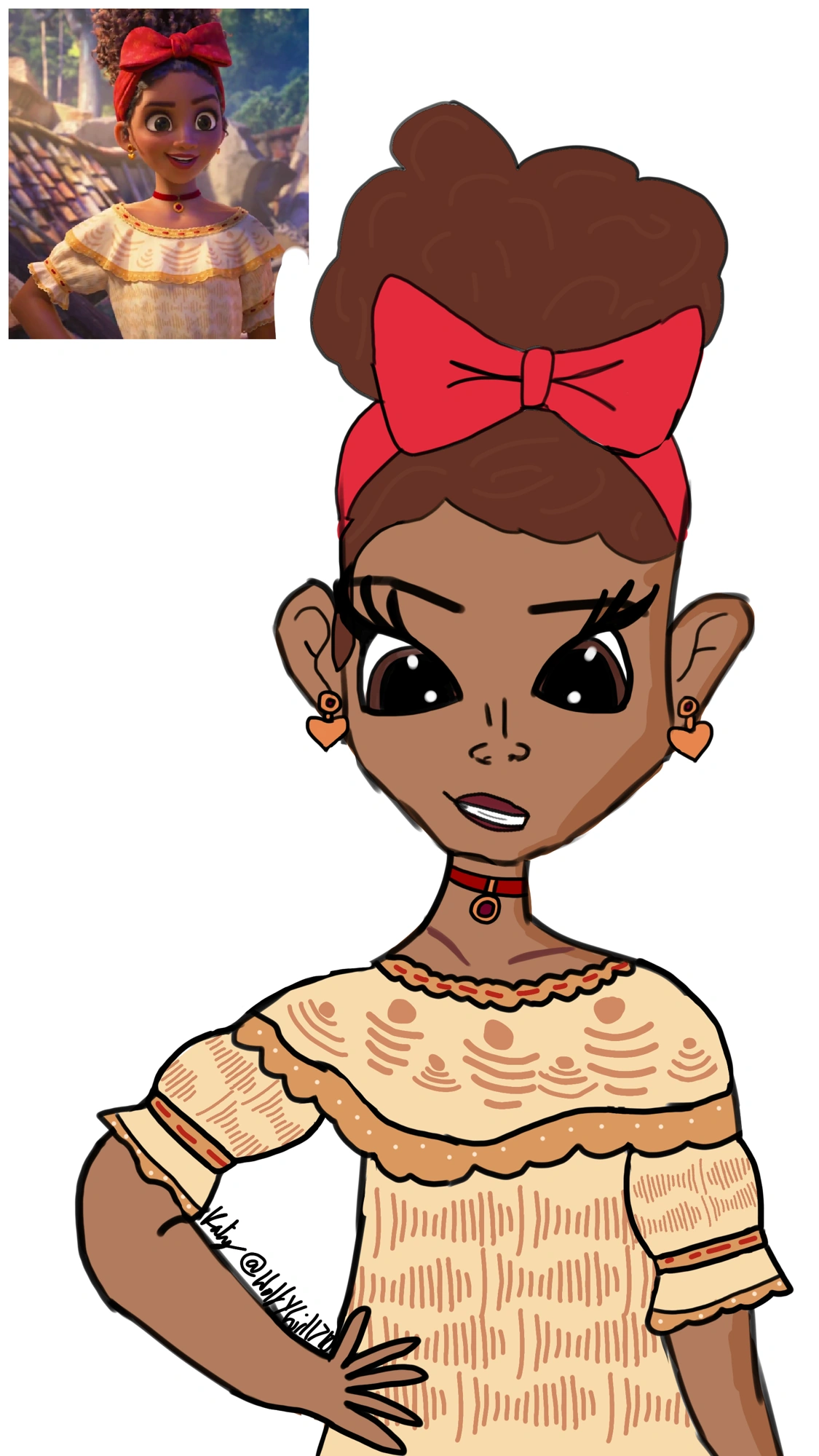 Dolores from Encanto fanart Fandom