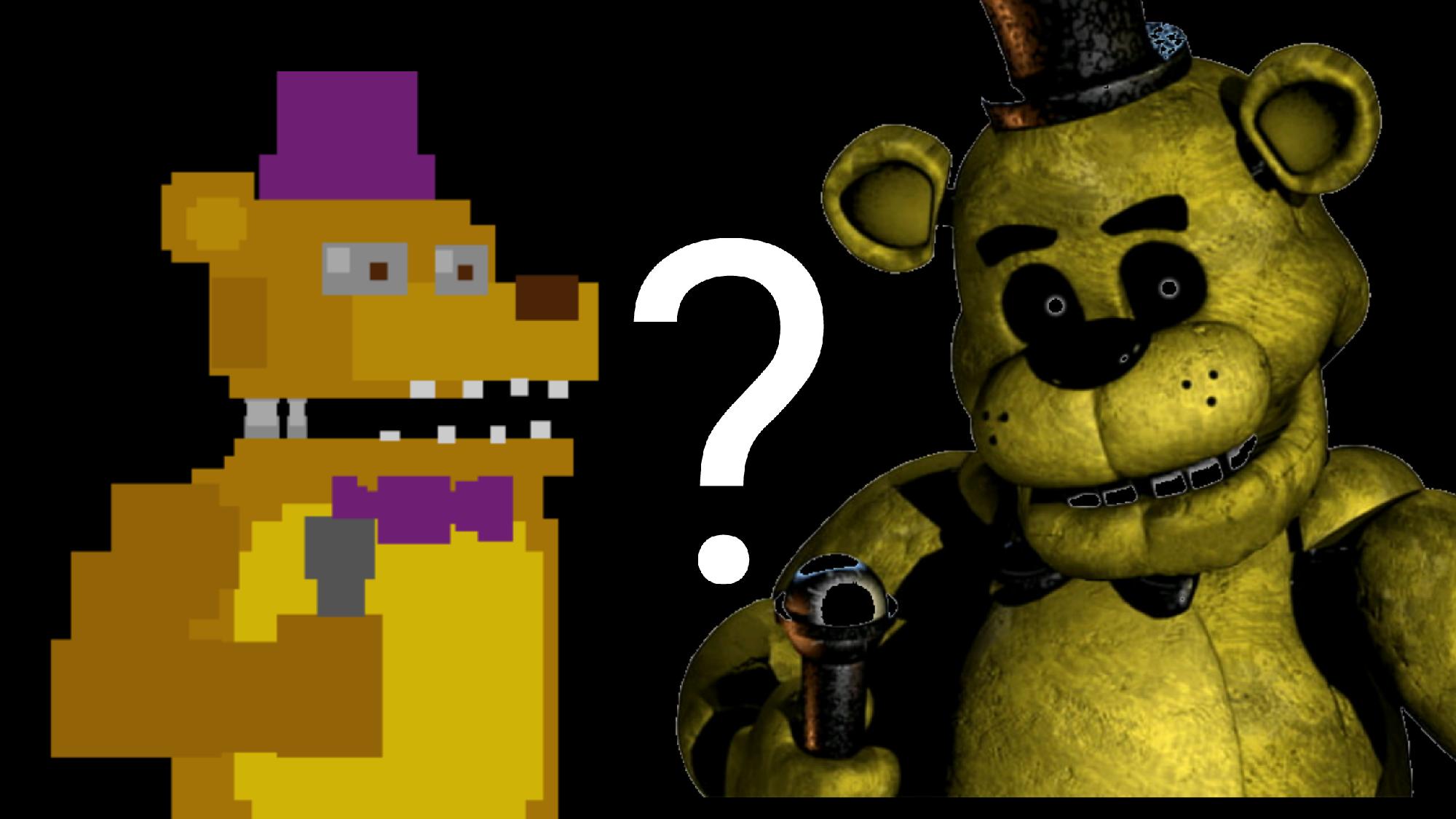 Fredbear and Golden Freddy are different animatronics.