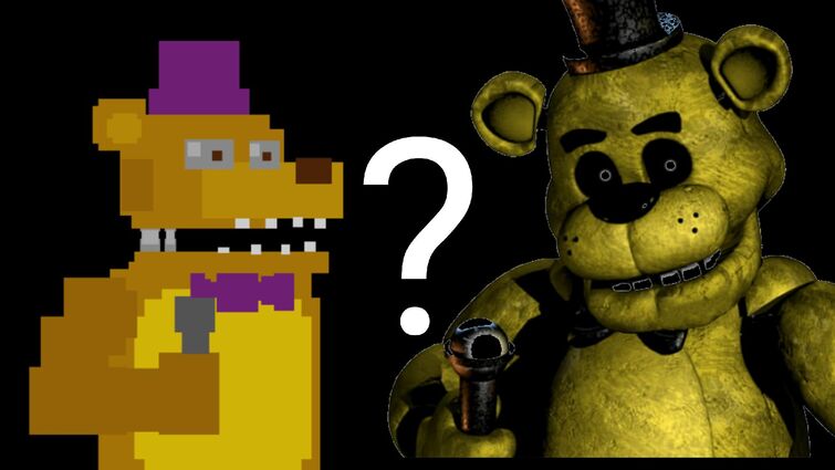 My version of Fredbear and Golden Freddy because why not
