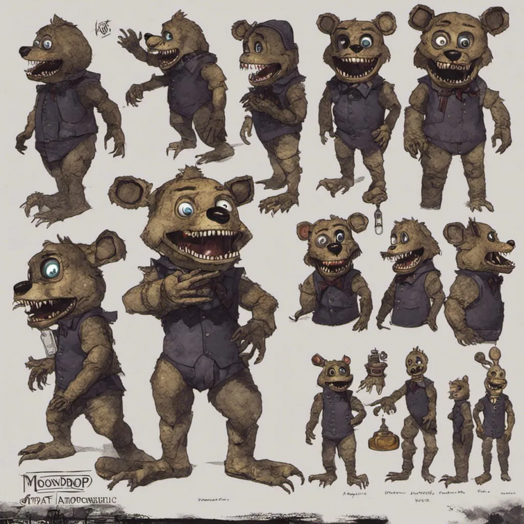 AI Art Generator: Five Nights At Freddy's Animatronic