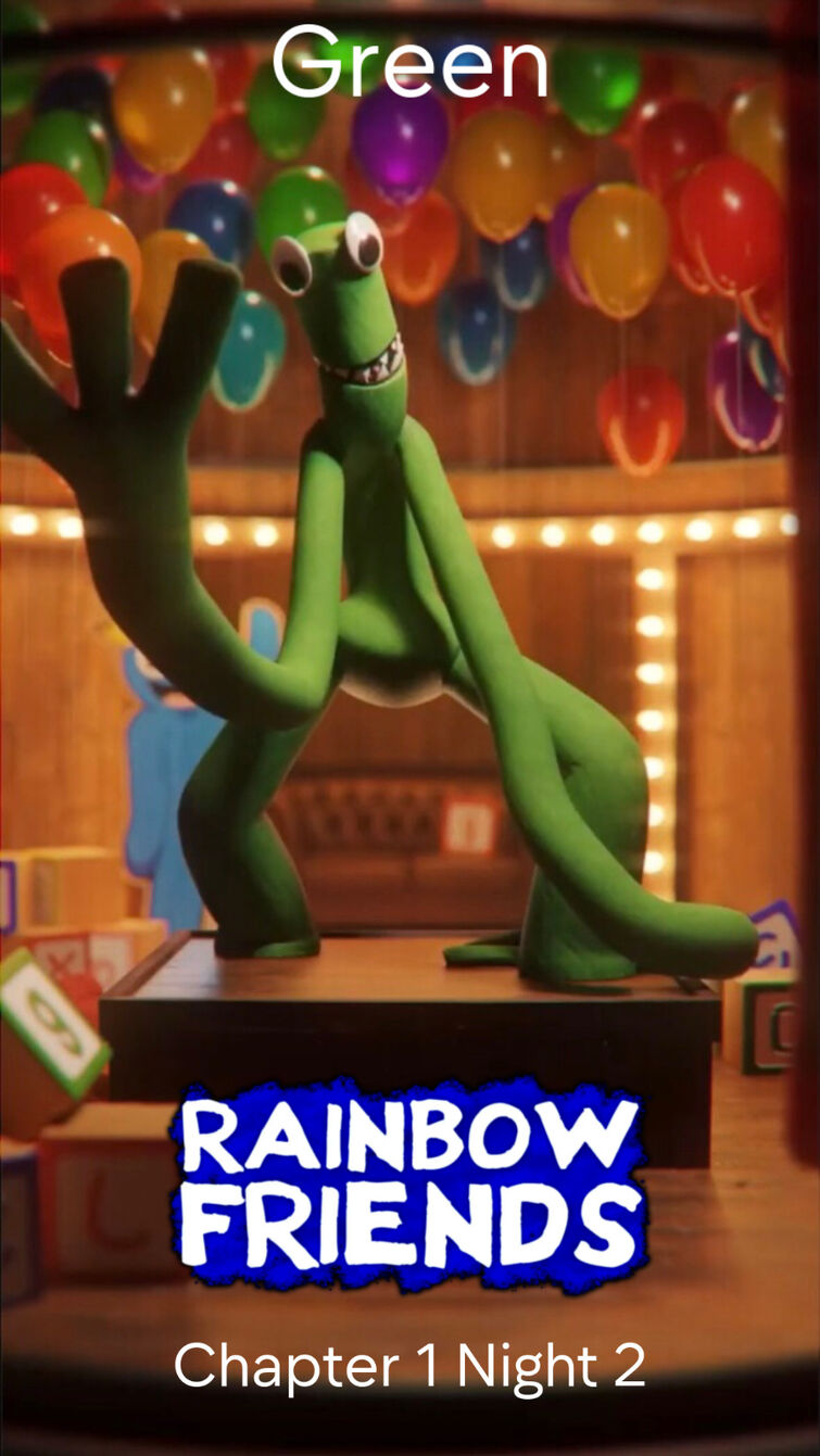 Let's talk about all about light green #rainbowfriends