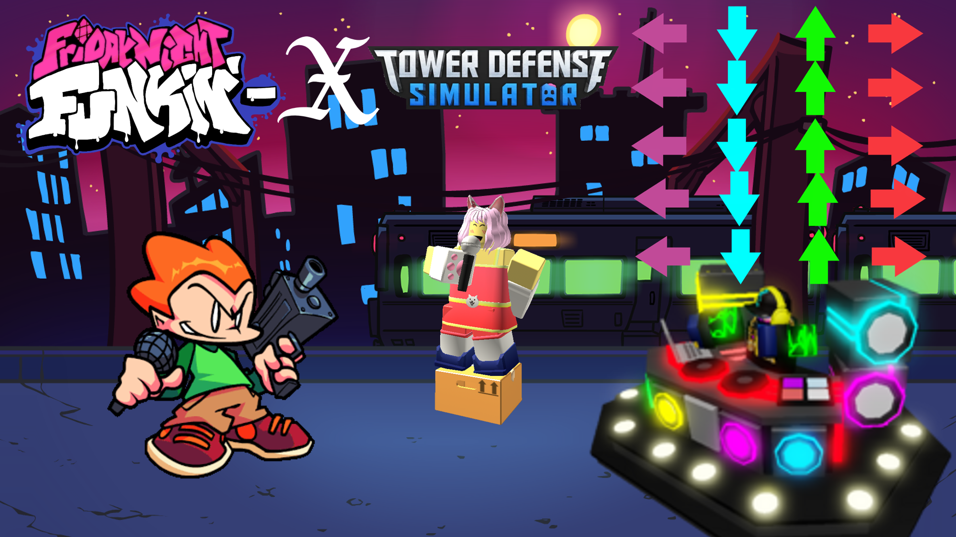 Friday Night Funkin' X Tower Defense Simulator [Friday Night