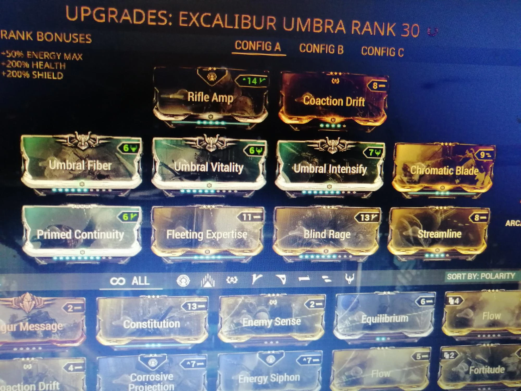 Exacl Umbra Build (forma?) Fandom