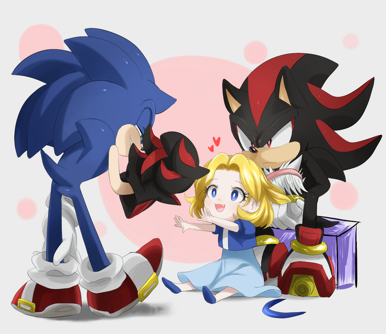 baby shadow the hedgehog and maria