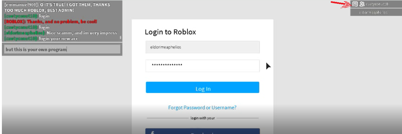 New Login Roblox