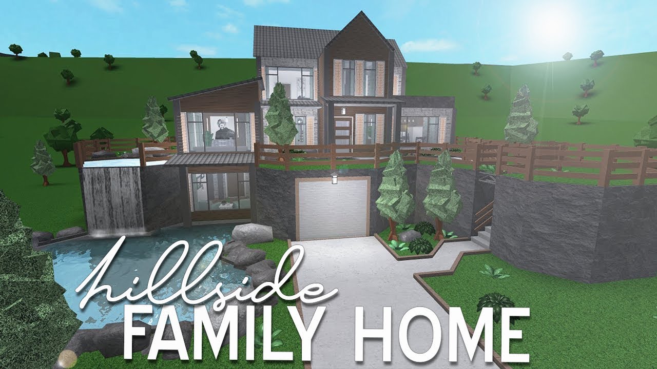 Bloxburg Hillside Mansion Modern