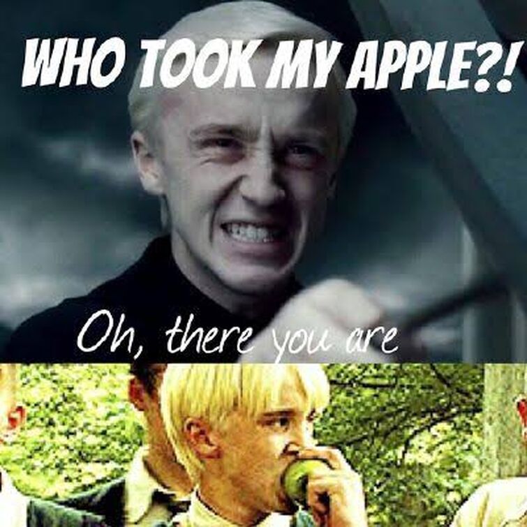 Harry Potter fans have created 'Drapple' memes