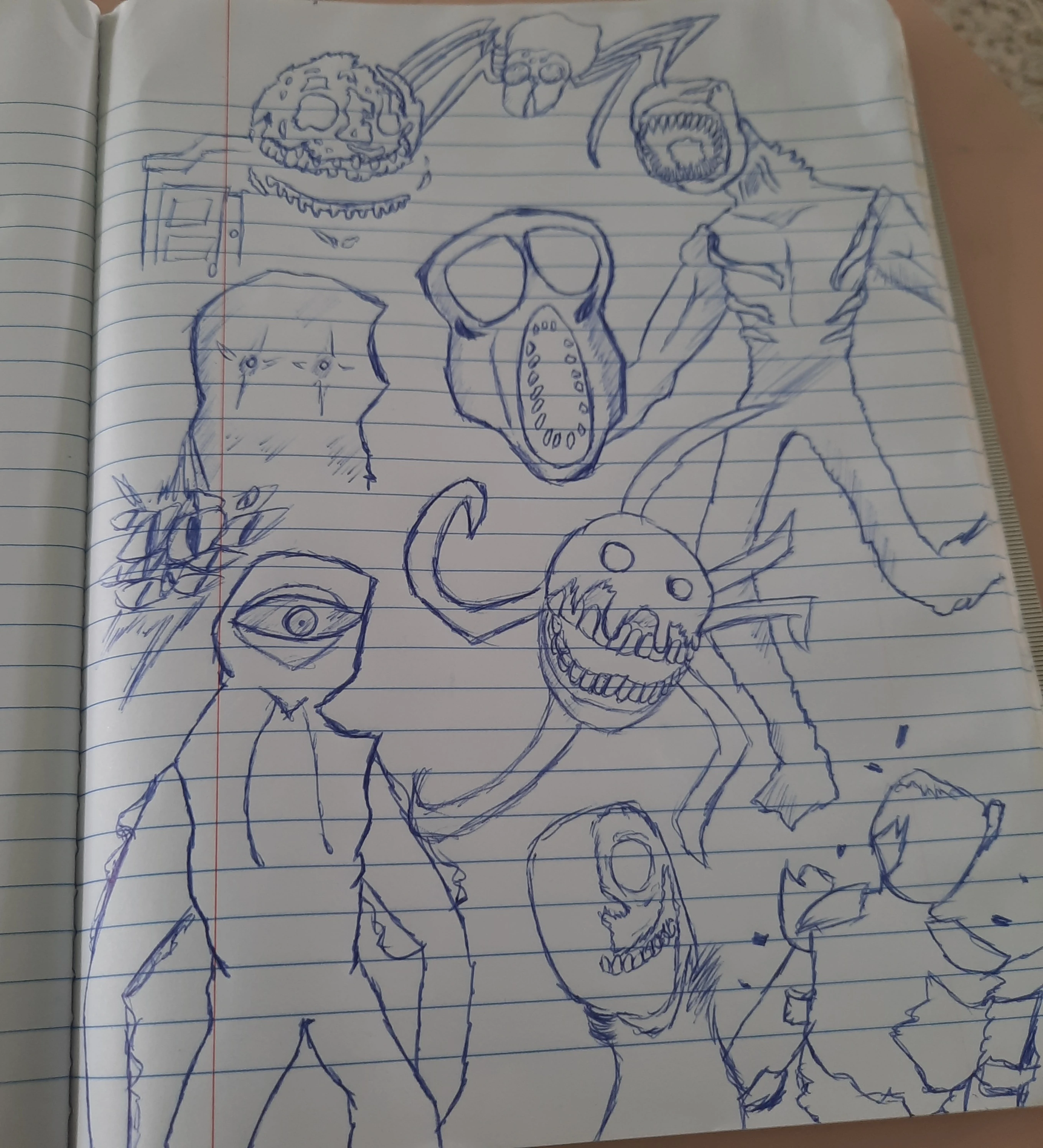 Well i just finished the sketch of the remake of my doors fan art,iwill