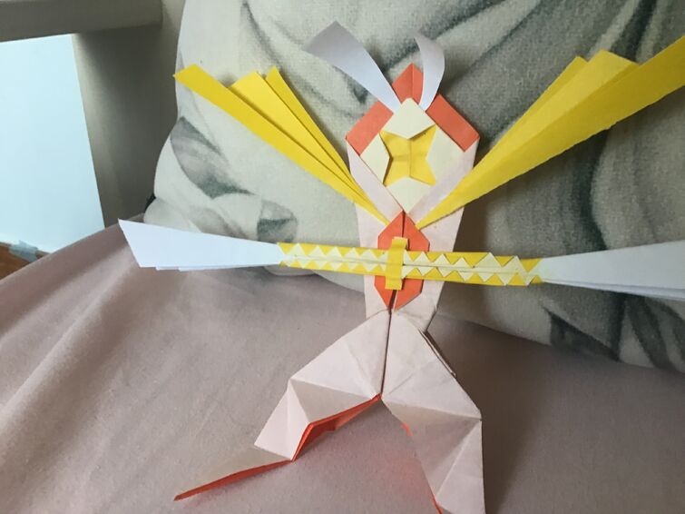 I made this kartana out of paper : r/pokemon