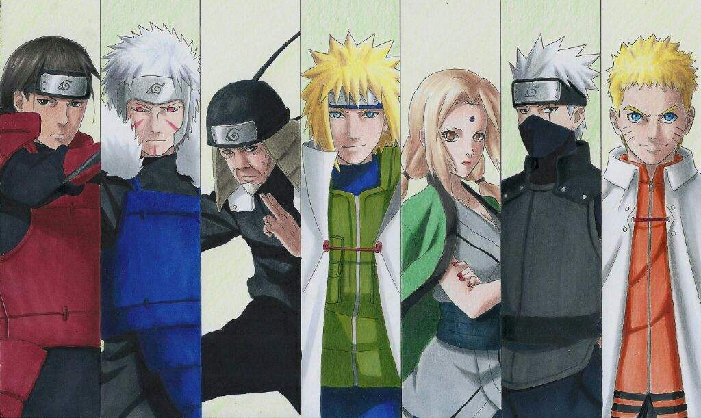 TODOS OS HOKAGES DE KONOHA (O HOKAGE MAIS FRACO AO MAIS FORTE) 