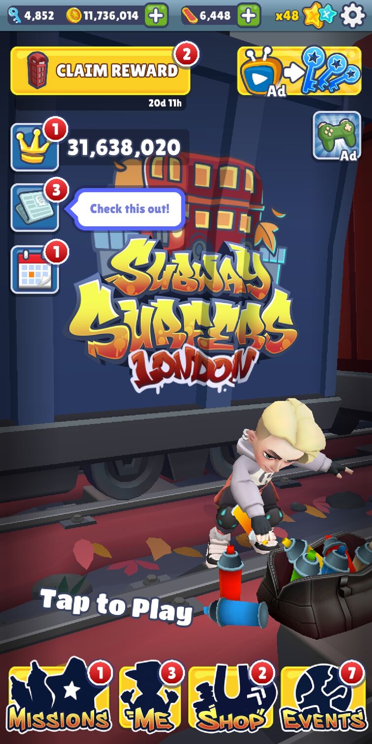 Welcome to Copenhagen, Super Runner Tricky : r/subwaysurfers