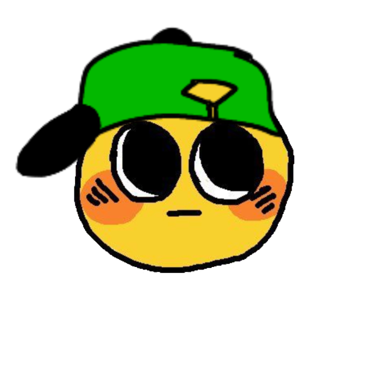 Day 1 of editing Backwards' hat onto random emoji face thingys