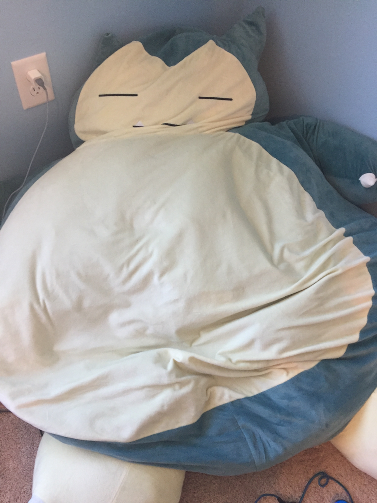 giant snorlax bean bag