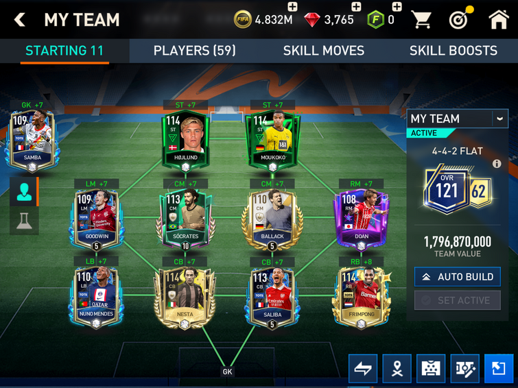 rate my fifa mobile team