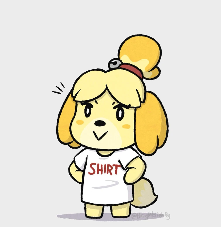 People put bad stuff on isabelle shirts 