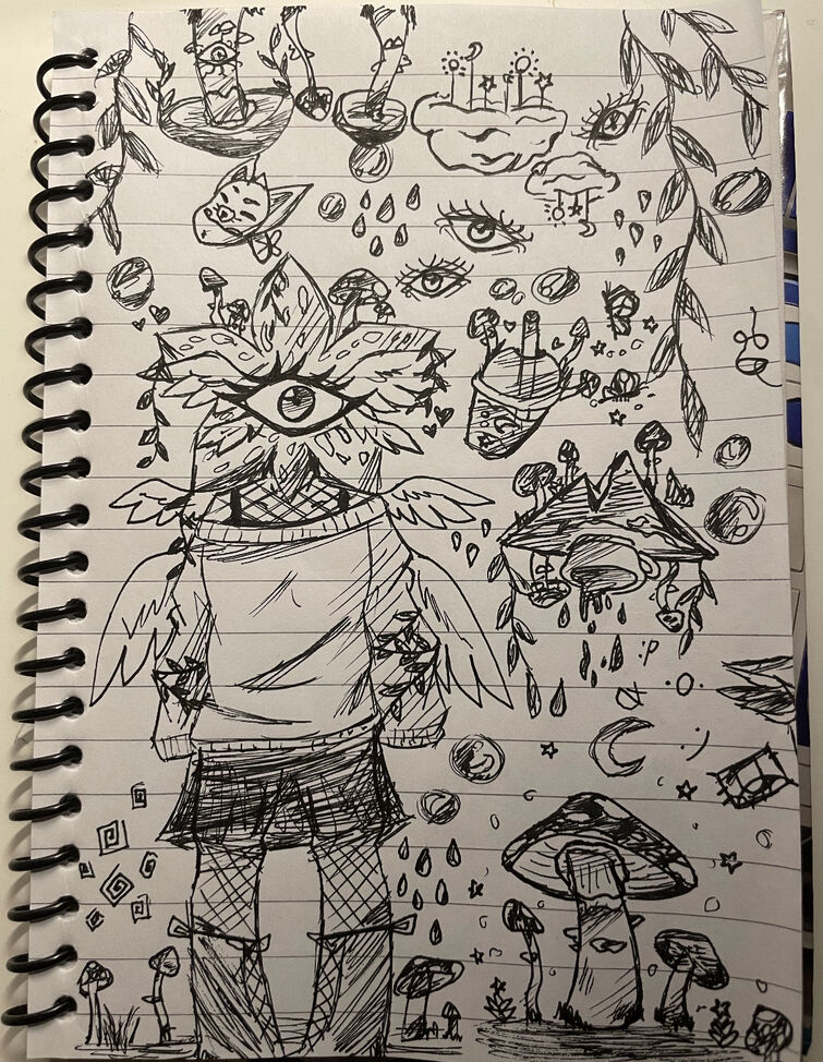 Wierdcore Drawing Journal - Black - DMing Dad