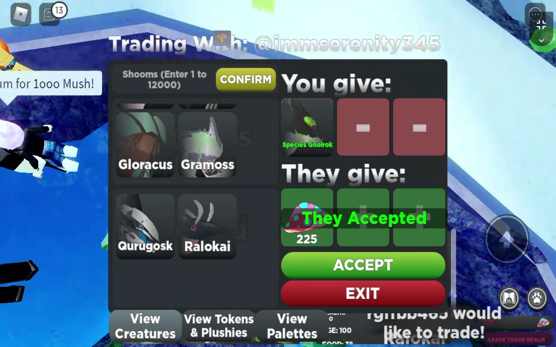 Gnolrok, Trade Roblox Creatures of Sonaria Roblox Items