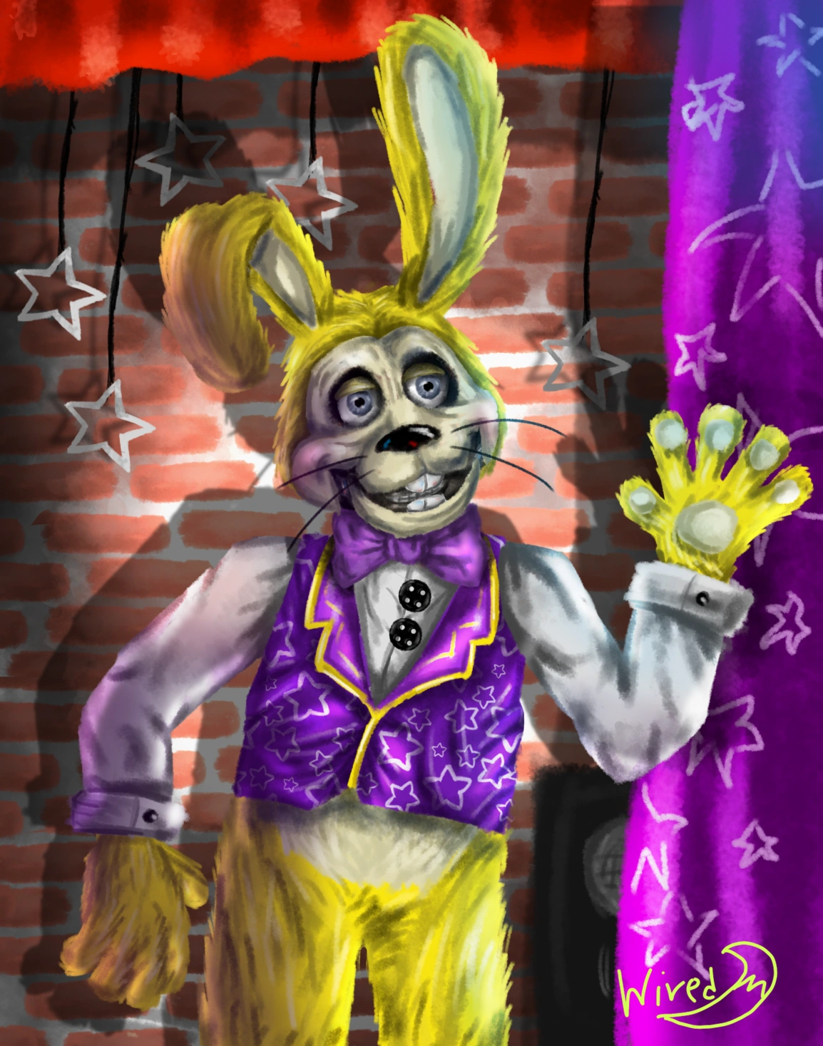 Spring Bonnie the Bunny (Speed Paint) | Fandom, image size:1154x1467